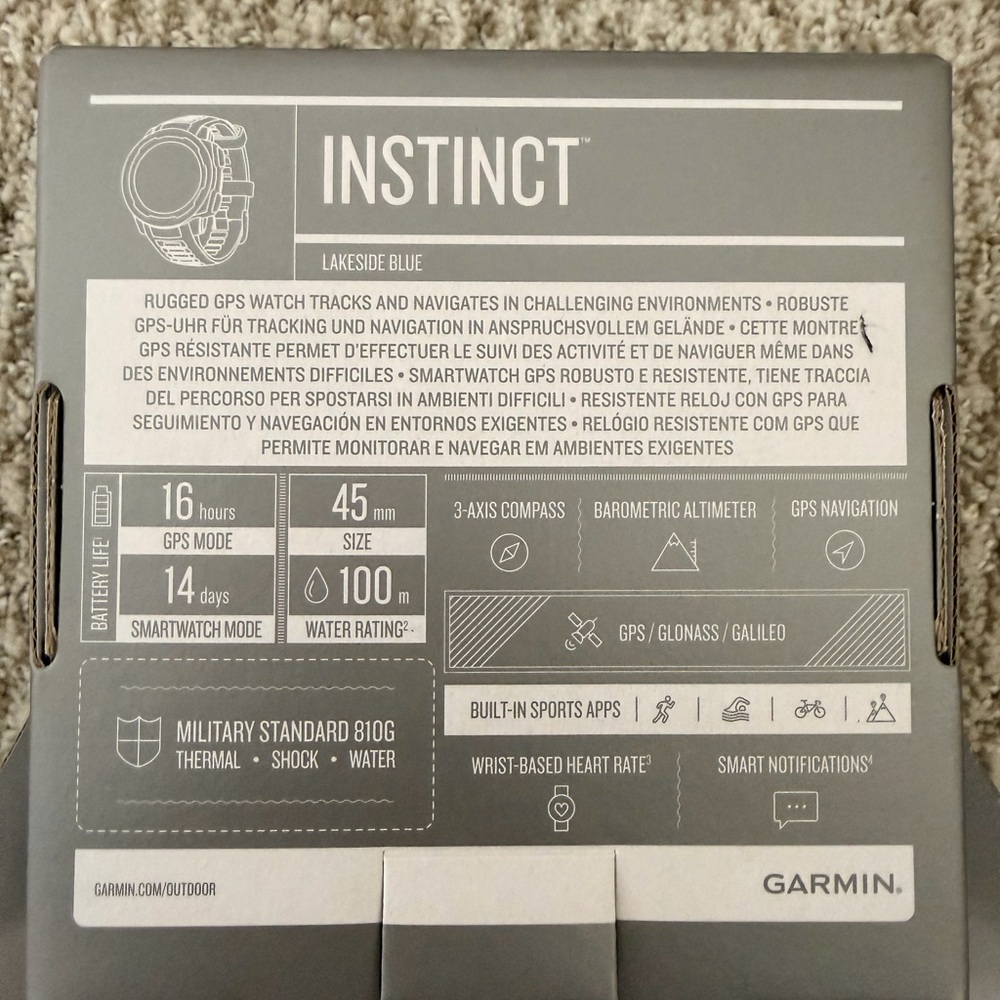 Garmin Instinct GPS Smartwatch - Picture 8 of 8